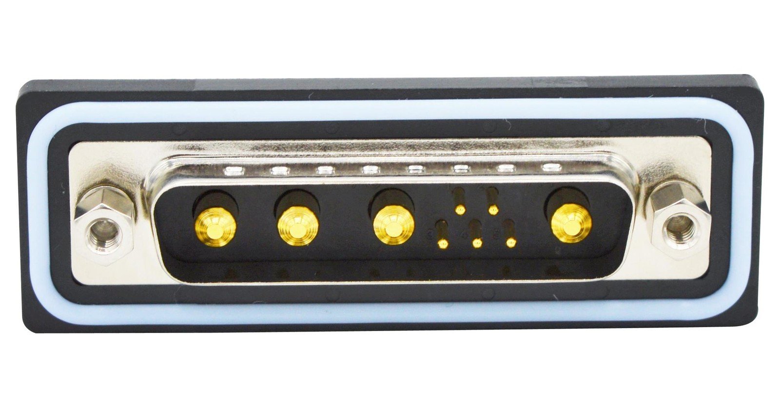 Norcomp Cdfv9W4113L251 Combo D-Sub Conn, Plug, Db-9W4, Solder