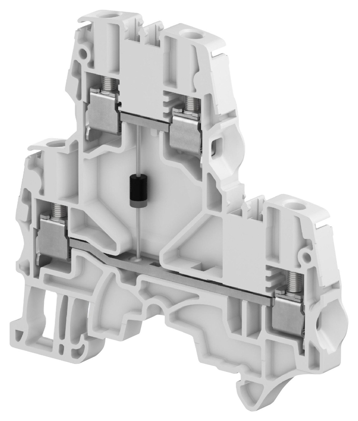 Entrelec - Te Connectivity 1Snk505214R0000 Terminal Block, Din Rail, 4Pos, 4Mm2