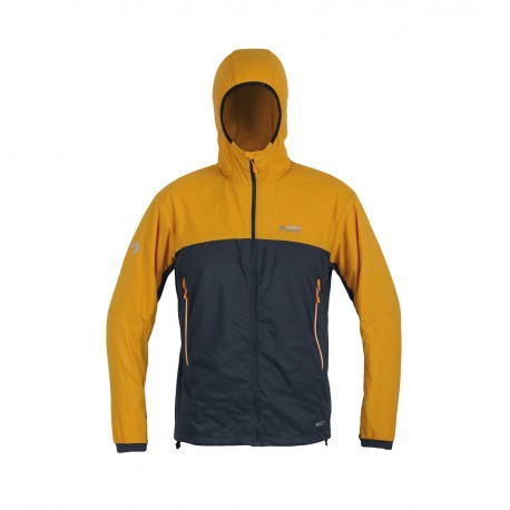 Direct Alpine Alpha Jacket 4.0 mango/anthracite pánská izolační větruodolná bunda Pertex L