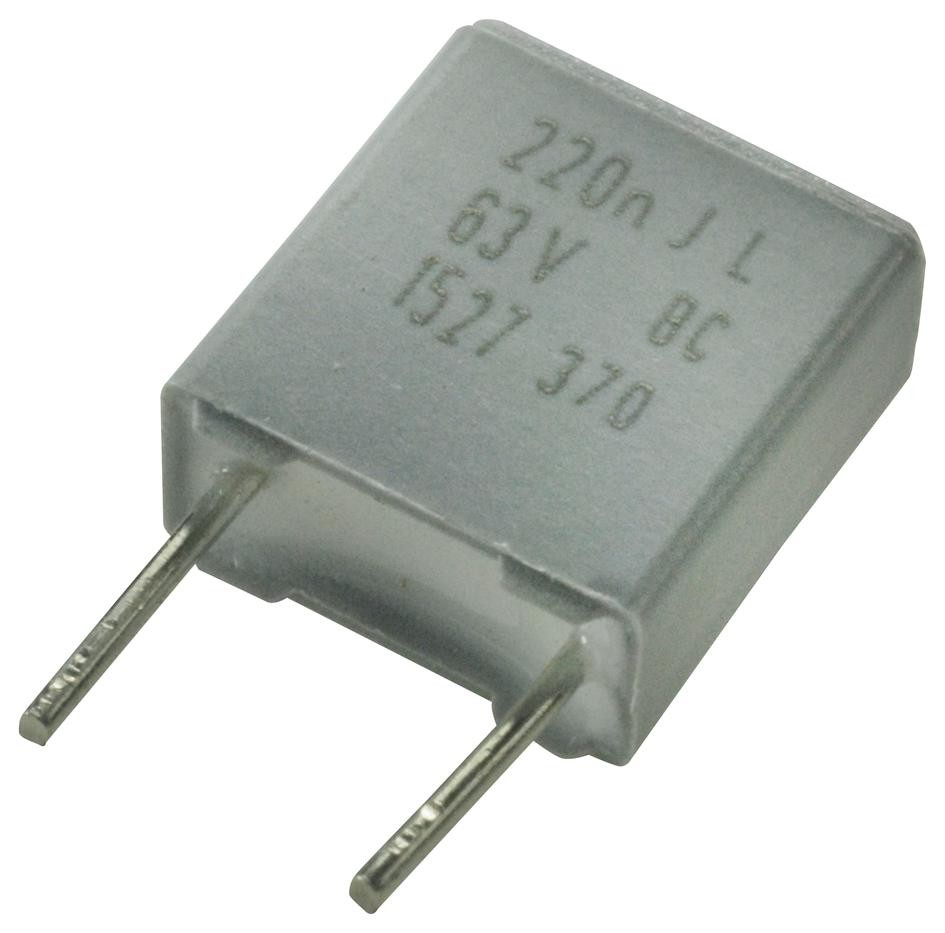 Vishay Bfc237012224 Capacitor Polyester Film 0.22Uf, 63V, 5%, Radial