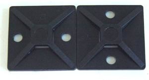 Pro Power Nb/b22 (Black) Cbl Tie Base 28X28X5Mm Blk 10/pack