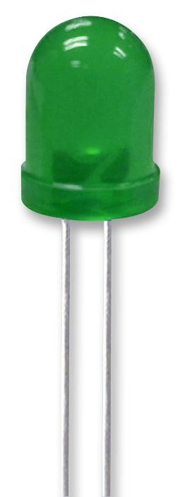 Kingbright L-793Gd Led, 8Mm, Green, 60Mcd, 568Nm