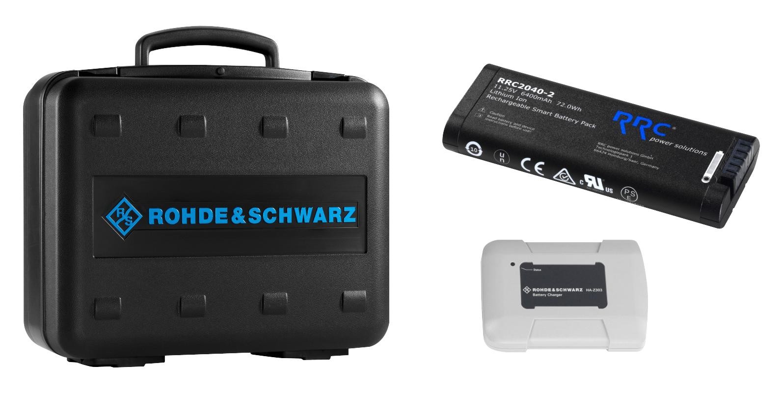 Rohde & Schwarz Rth-Zelec Industrial Package-Case/charger/battery.
