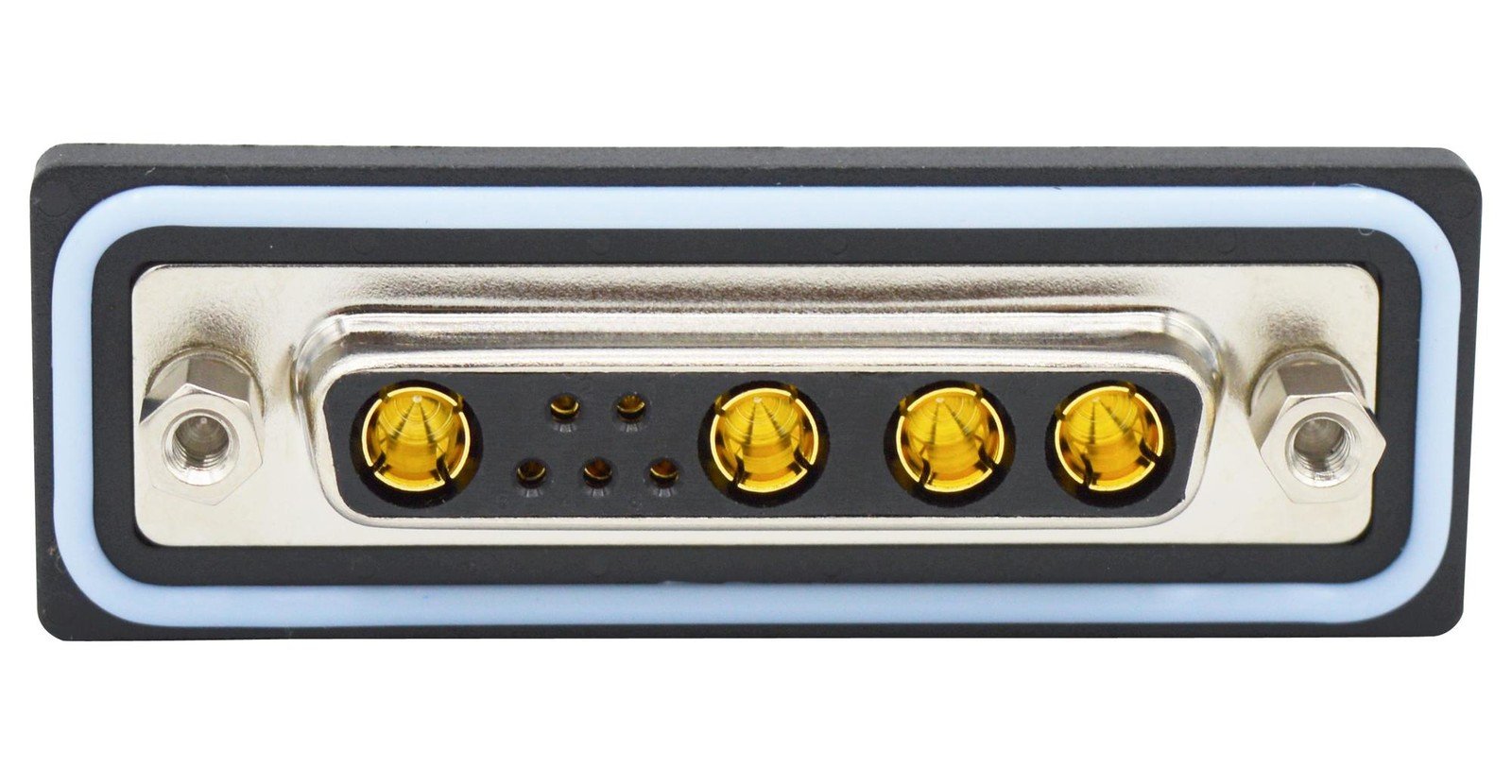 Norcomp Cdfr9W4213L211 Combo D-Sub Conn, R/a Rcpt, Db-9W4, Ip67