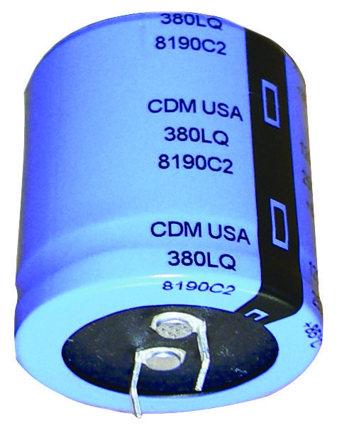 Cornell Dubilier 380Lq391M450K042 Aluminum Electrolytic Capacitor 390Uf, 450V, 20%, Snap-In