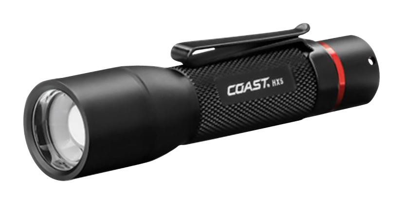 Coast Hx5 Pocket Light, 130Lm, 79M, Aa Battery X 1