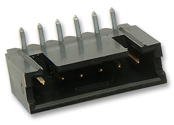 Te Connectivity 5-103361-4 Header, Right Angle, 1Row, 6Way