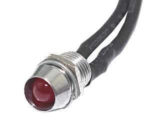 Mallory Fl1M-6Cw-2-R110V Led Red 6Mm Nut 110Vdc Stk Â£