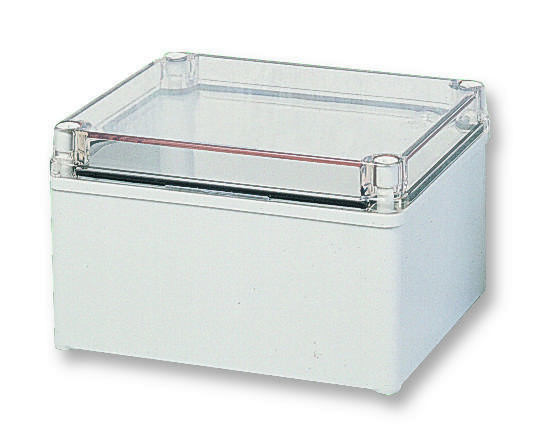 Fibox Pc C 65 T Enclosure Box, Polycarbonate, Ip67, Clear Lid