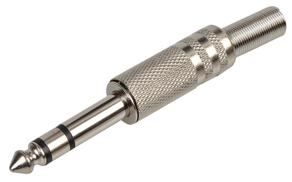 Pro Signal Psg08583 Plug, 6.35 Jack, Stereo, Nickel