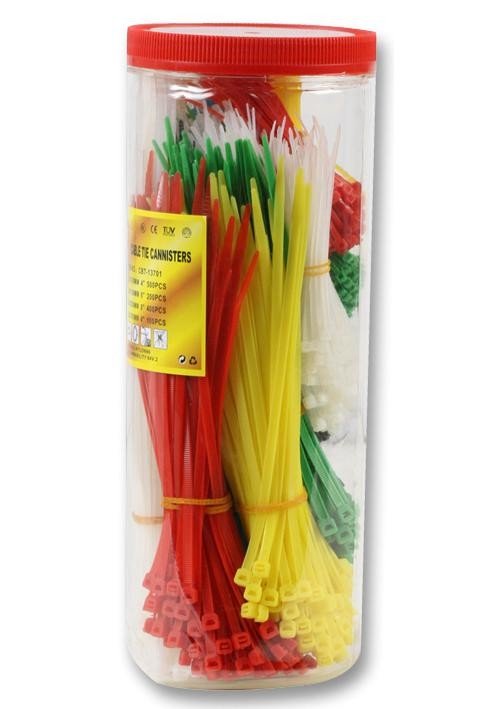Pro Power Shct250 Cable Ties Cannister 250 Ties, Pk250