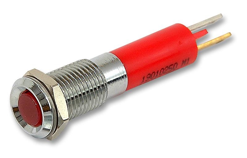 Cml Innovative Technologies 19010250 Led Indicator, 12V, Red