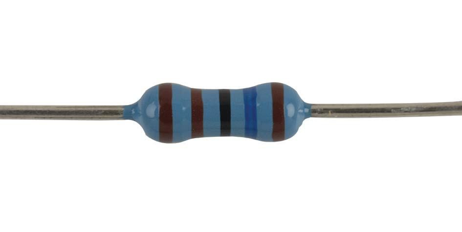 Multicomp Pro Mcmf0W4Ff1601A50 Metal Film Resistor, 1.6Kohm, 250Mw, 1%