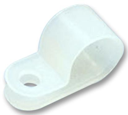 Panduit Ccs25-S10-C P Clip, Fixed Diameter, Natural, Pk100