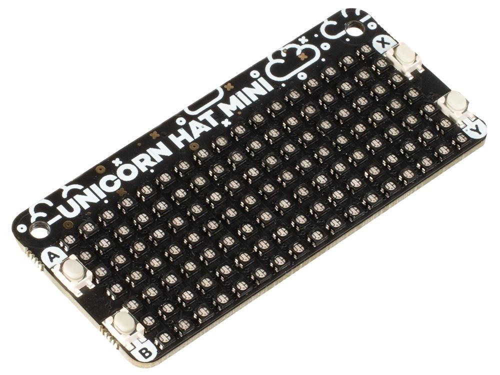 Pimoroni Pim498 Unicorn Hat Mini , Rgb Led, Raspberry Pi