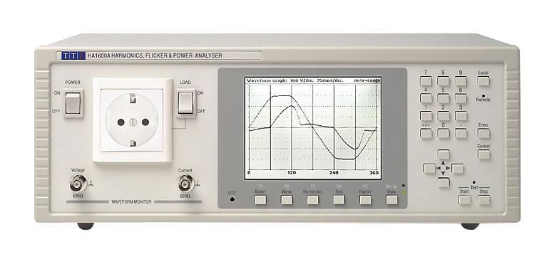 Aim-Tti Instruments Ha1600A Schuko Power/harmonics Analyser, 1 Ch, 67Hz