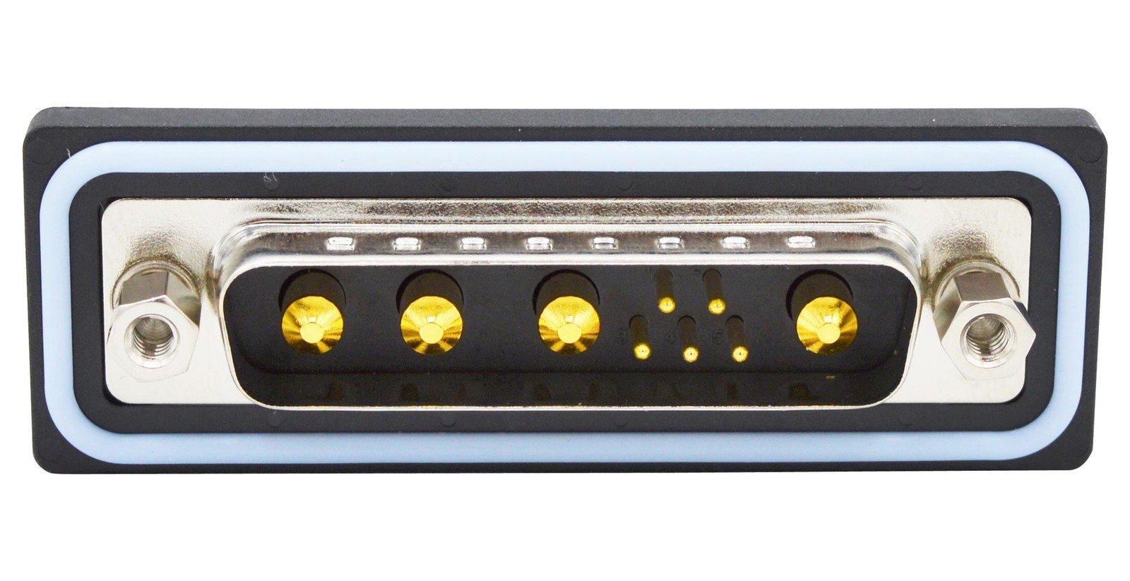 Norcomp Cdfr9W4113L211 Combo D-Sub Conn, R/a Plug, Db-9W4, Ip67