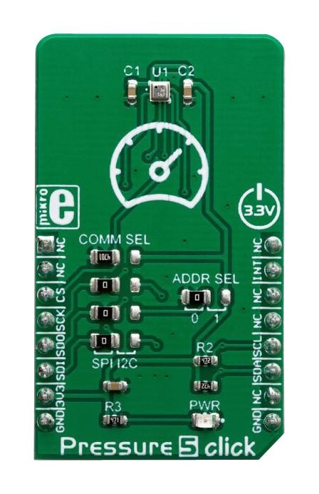 Mikroelektronika Mikroe-3566 Pressure 5 Click Board