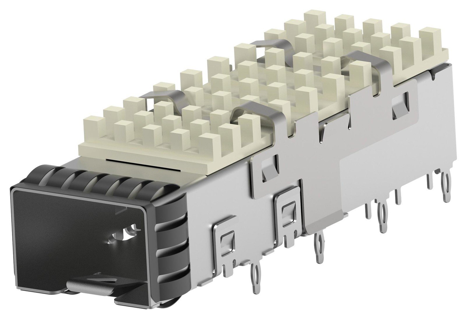 Te Connectivity 2007464-1 Sfp Cage, 1 Port, Press Fit