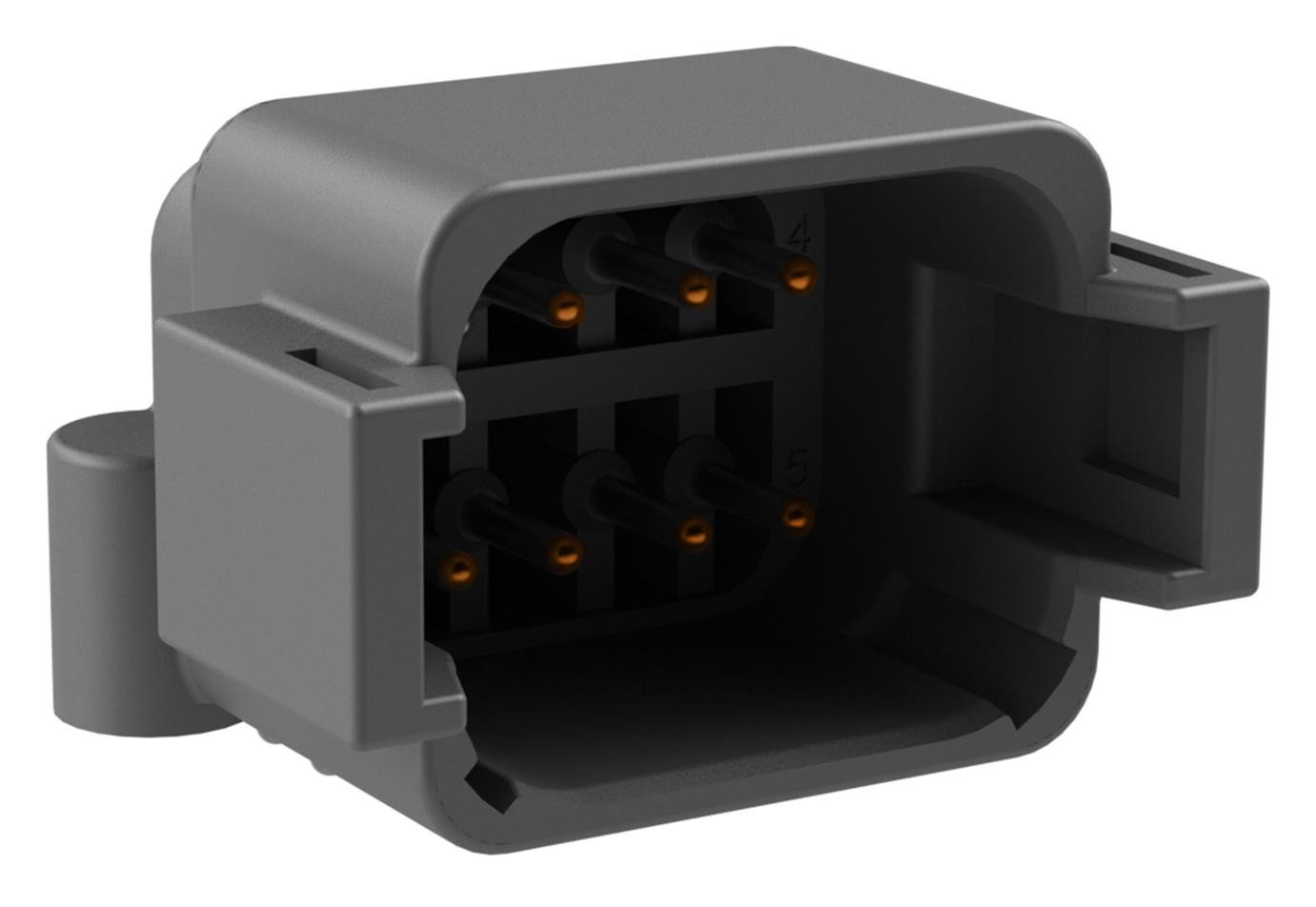 Amphenol Sine/tuchel Atf13-08Pa-Bm13 Automotive Connector, R/a, Rcpt, 8Pos