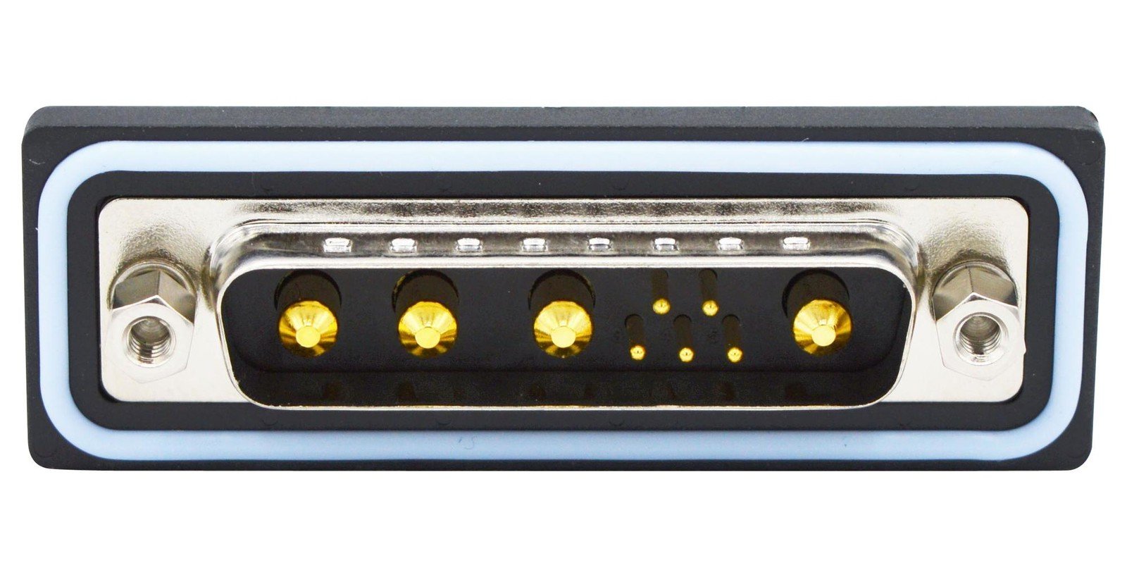 Norcomp Cdfr9W4113L411 Combo D-Sub Conn, R/a Plug, Db-9W4, Ip67