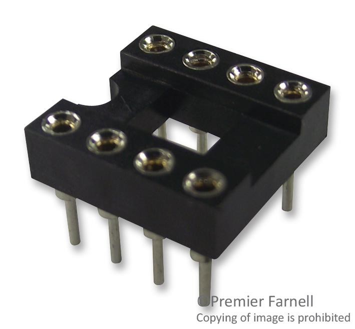 Harwin D2608-42 Socket Ic, Solderless, 8Way