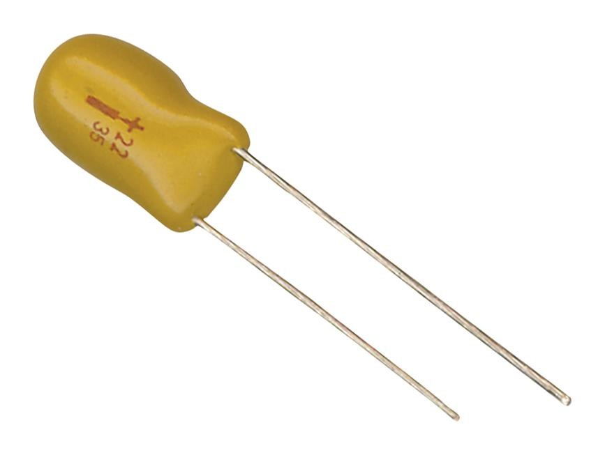 Multicomp Pro Mctar35V105Ka Tantalum Capacitor, 1Uf, 35V, 8 Ohm, 0.1, Radial