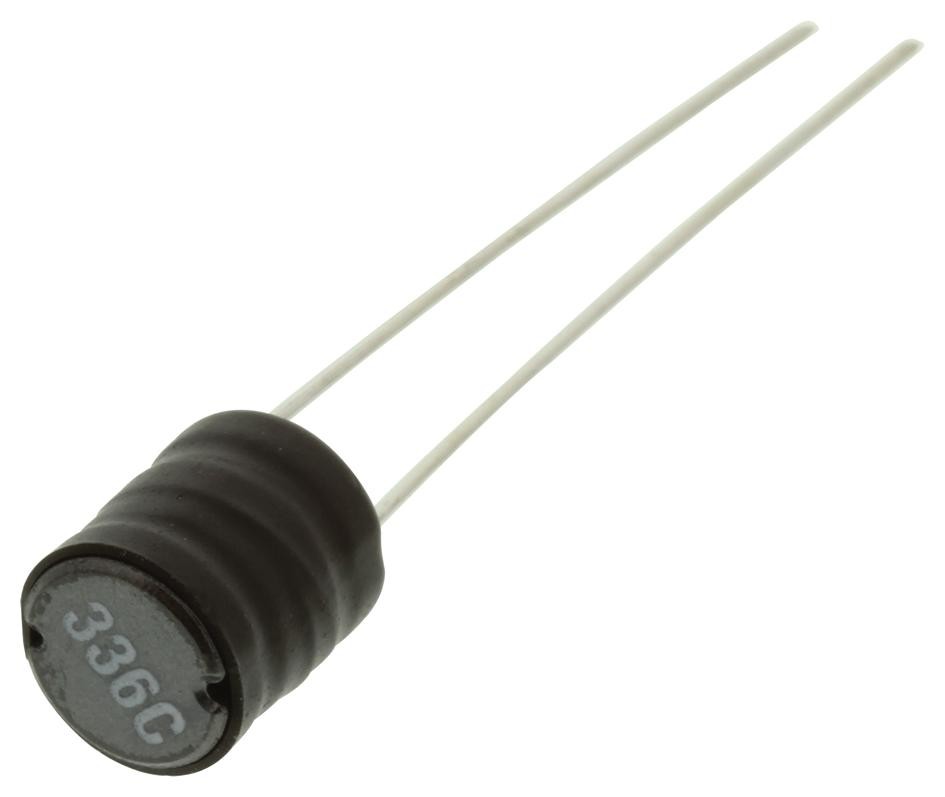 Murata Power Solutions 13R336C. Inductor, 33Mh, 60Ma, Radial Leaded
