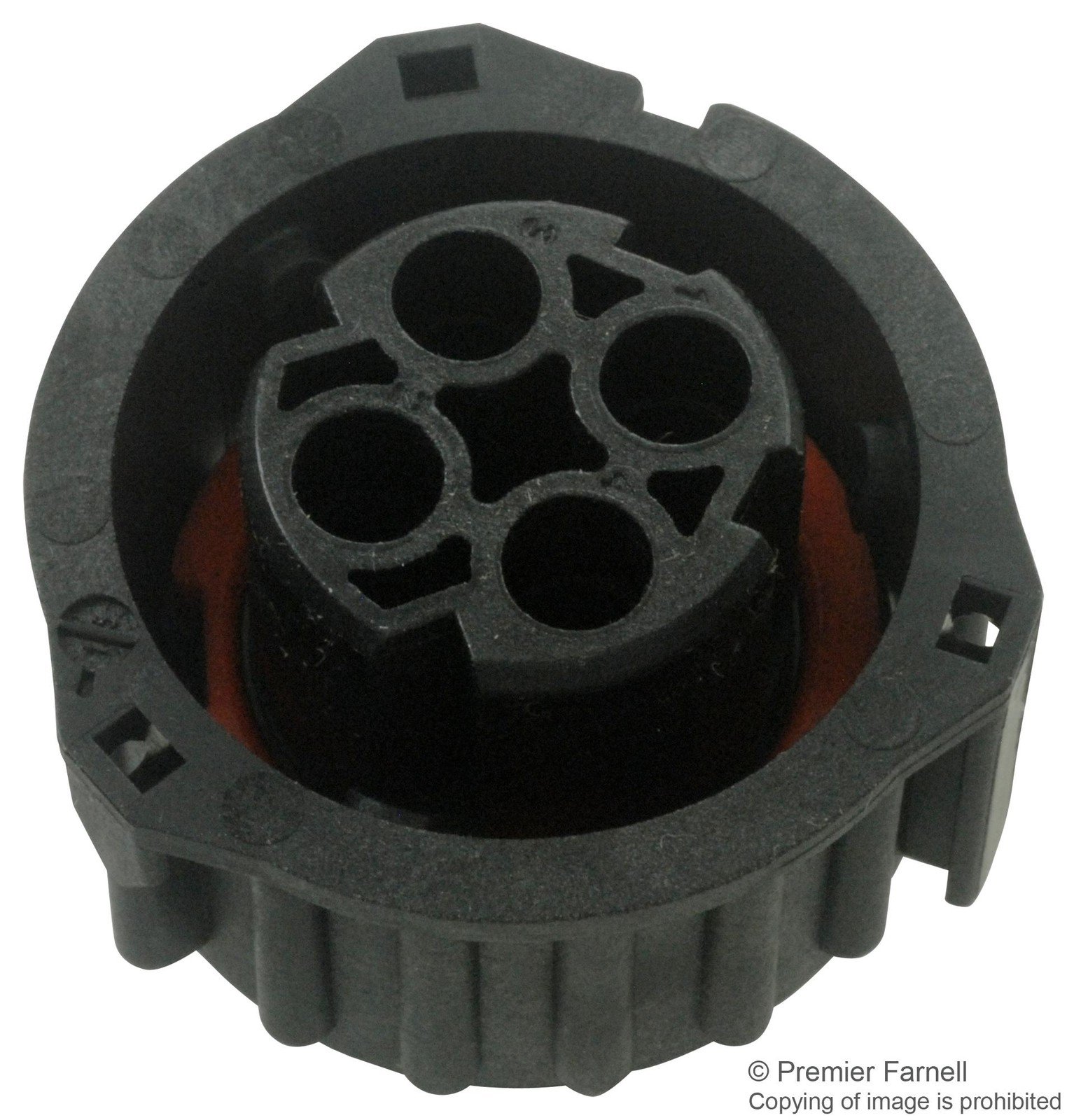 Amp - Te Connectivity 1-967325-1 Circular, Receptacle, 4 Way, Panel