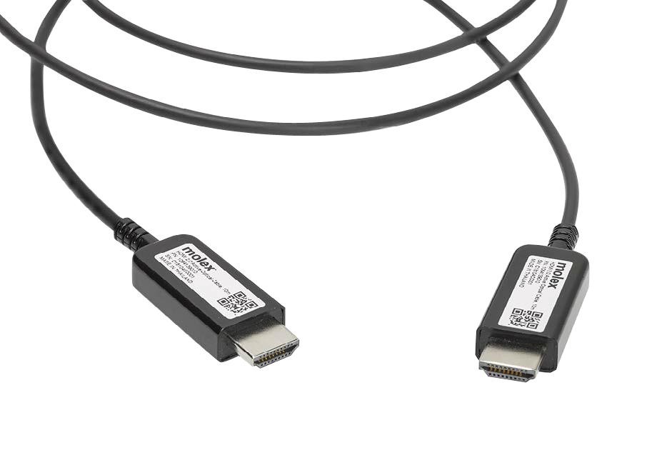 Molex 106413-3010 Hdmi 2.0 Active Optical Cable, 10M