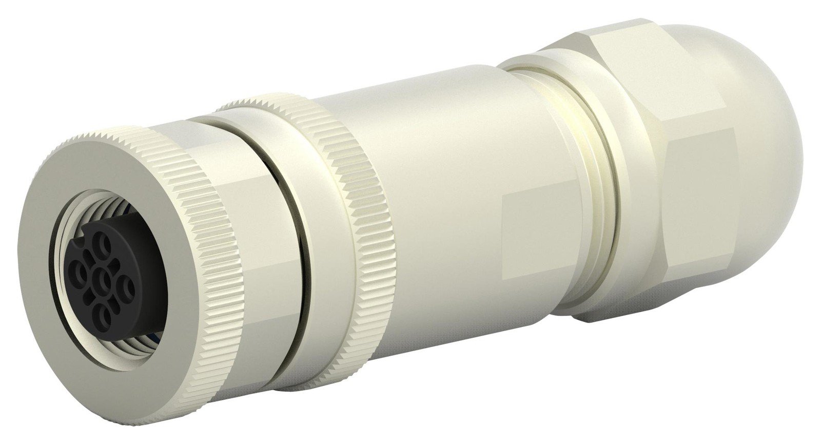 Amp - Te Connectivity T4110011041-000 Sensor Connector, M12, Rcpt, 4Pos