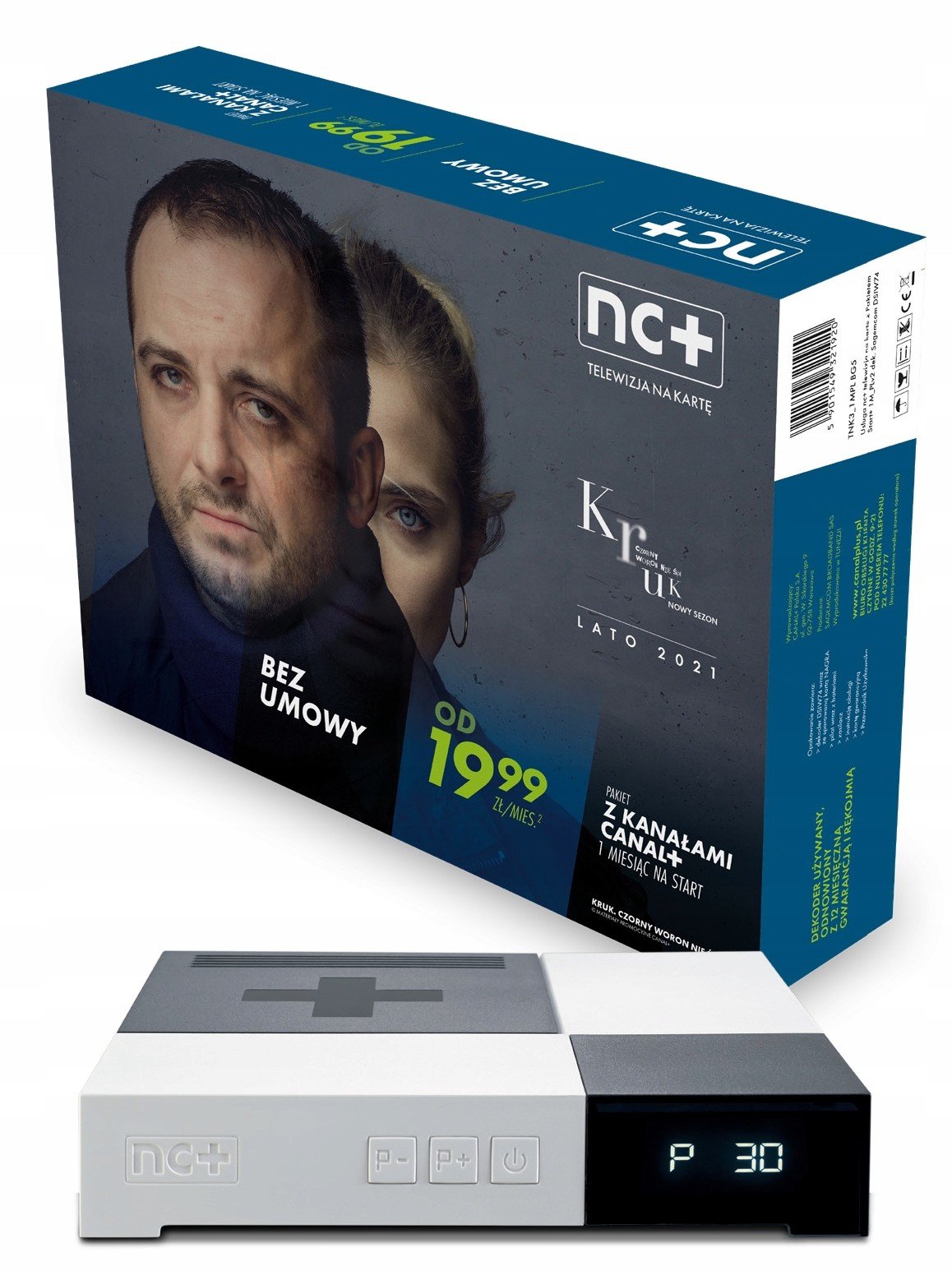 Televize na kartu Canal+ Nc+ Start+ paket na 1 mc s Wifibox+ DSIW74