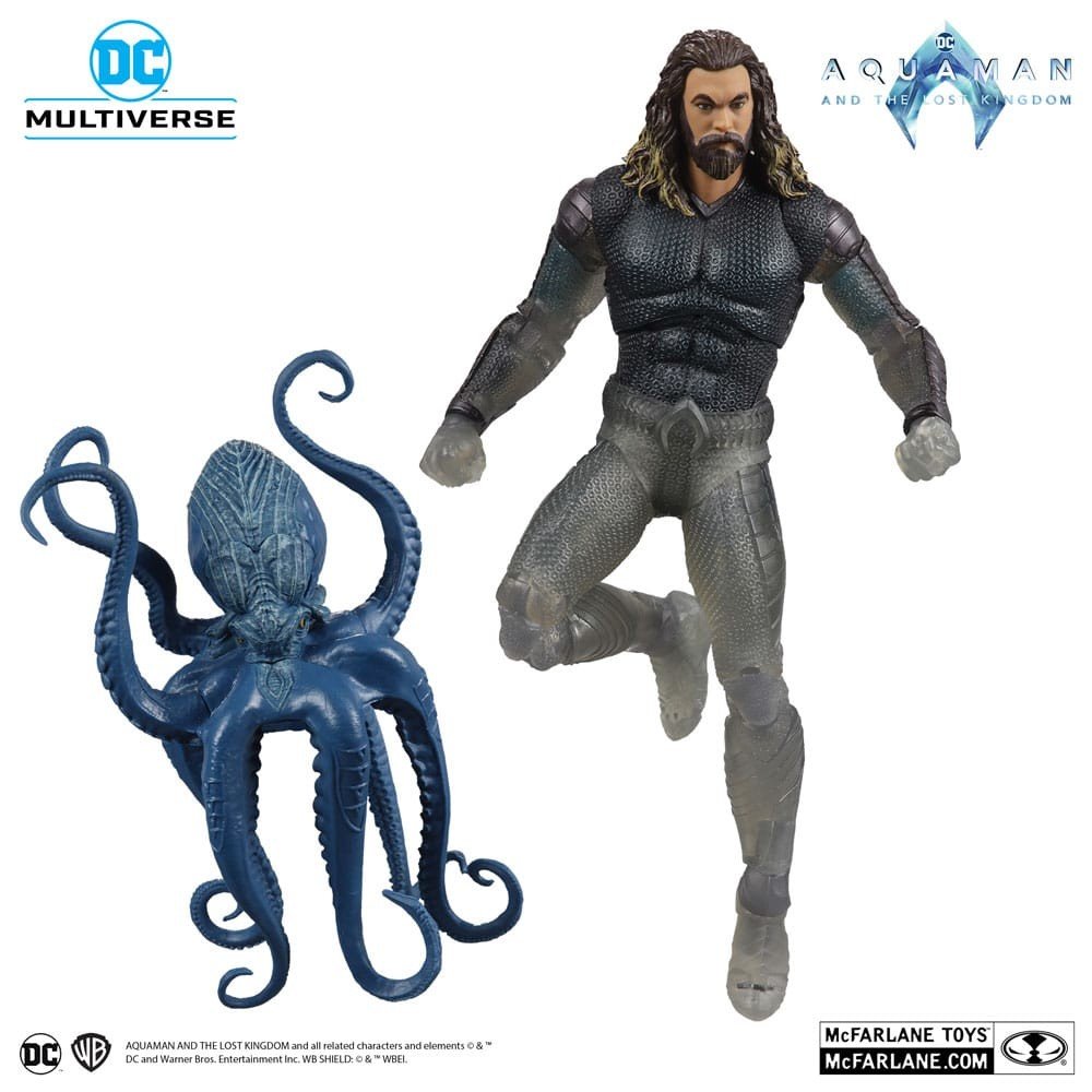 McFarlane | Aquaman and the Lost Kingdom - sběratelská figurka Aquaman (Stealth Suit with Topo) (DC Multiverse) 18 cm