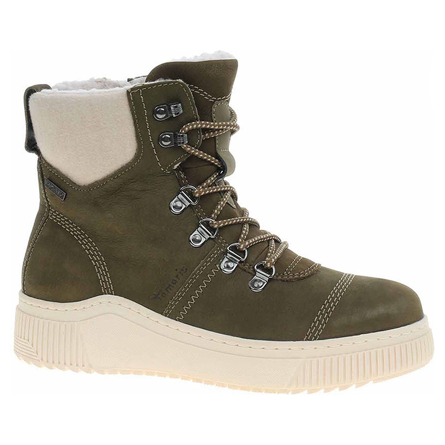 Ecco Dámská kotníková obuv Tamaris 8-86219-29 khaki 22401254