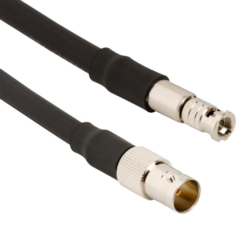 Amphenol Rf 095-850-216-048 Rf Cable Assy, Hd Bnc Plug-Bnc Jack, 4Ft