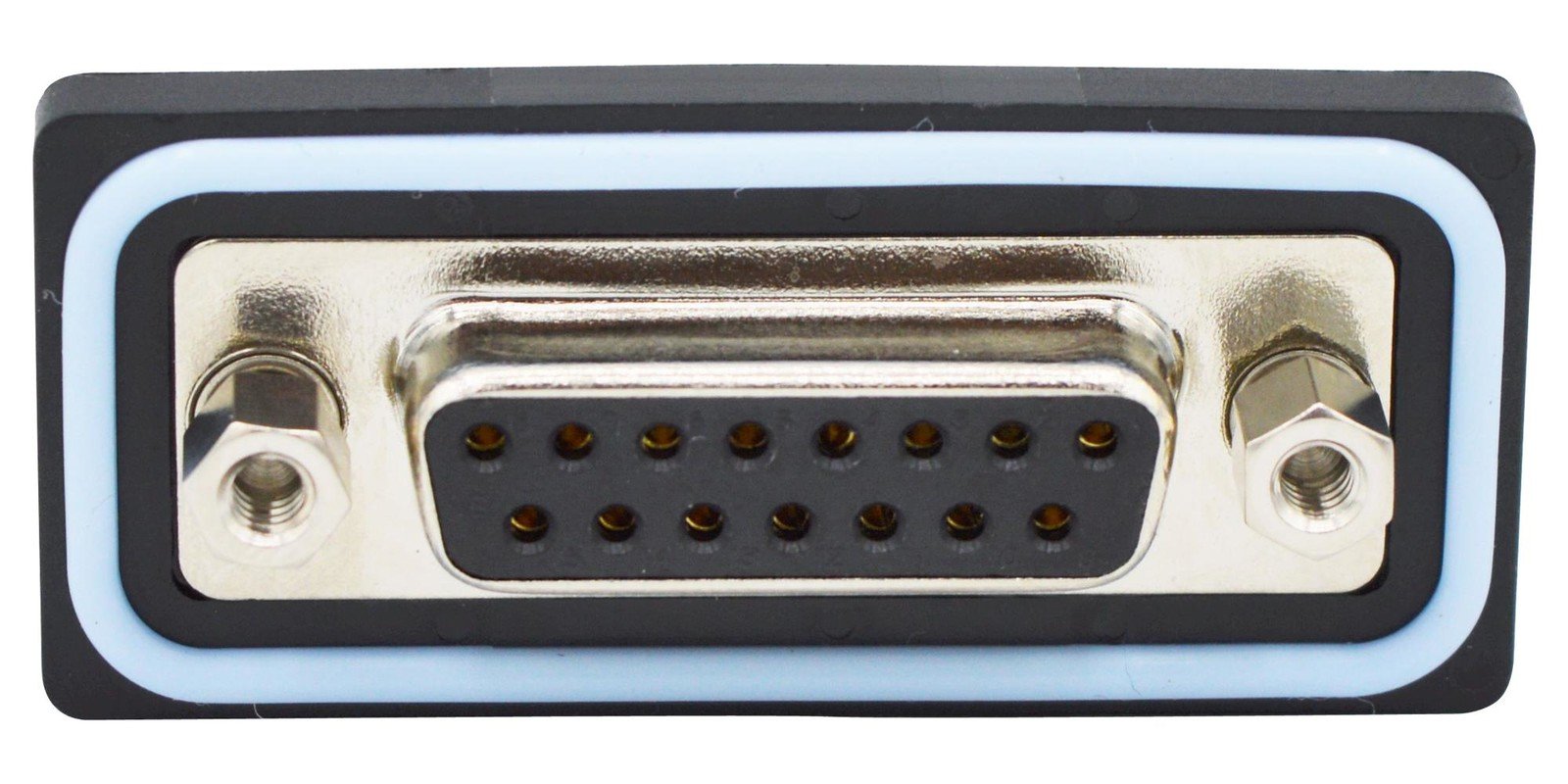 Norcomp Sdf-R15-213L011 D Sub Conn, R/a Rcpt, Da, 15Pos, Solder