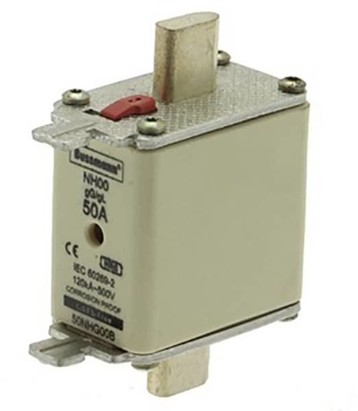 Eaton 50NHG00B NH pojistka s mechanickým ukazatelem zajištění velikost pojistky = 00 50 A 500 V 3 ks