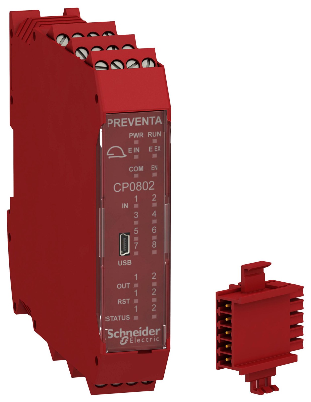 Schneider Electric Xpsmcmcp0802Bc Modular Safety Controller Cpu Kit, 8 O/p