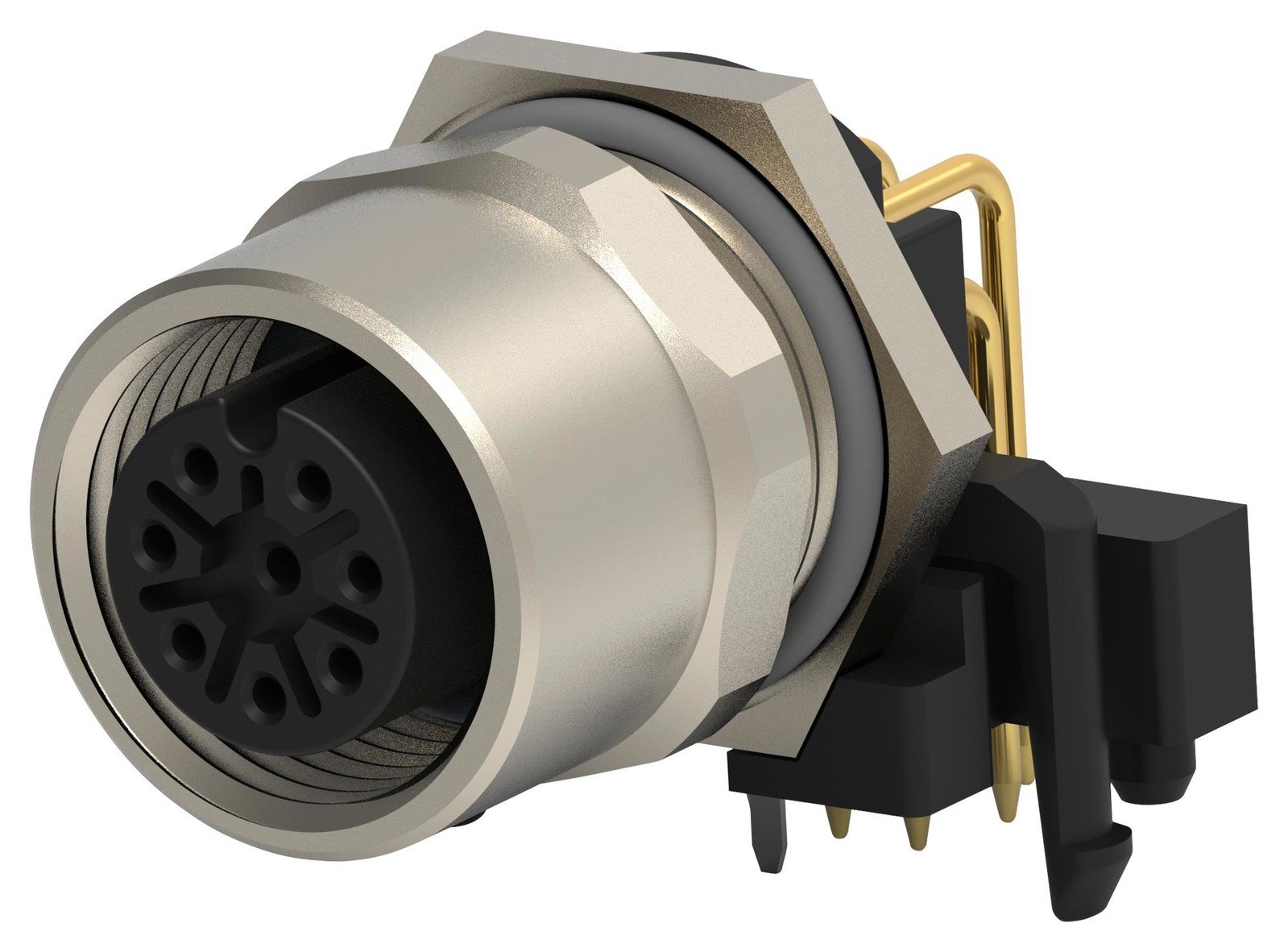 Te Connectivity T4145035081-002 Sensor Connector, 8Pos, Female, Panel