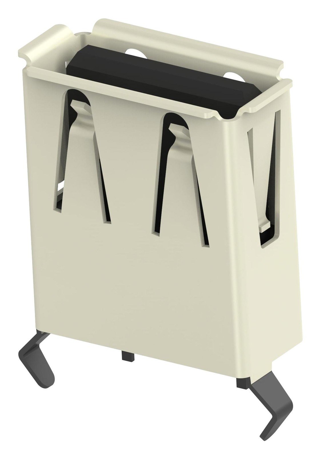 Te Connectivity 1734366-2 Usb Conn, 2.0, Usb Type A, Rcpt, Tht