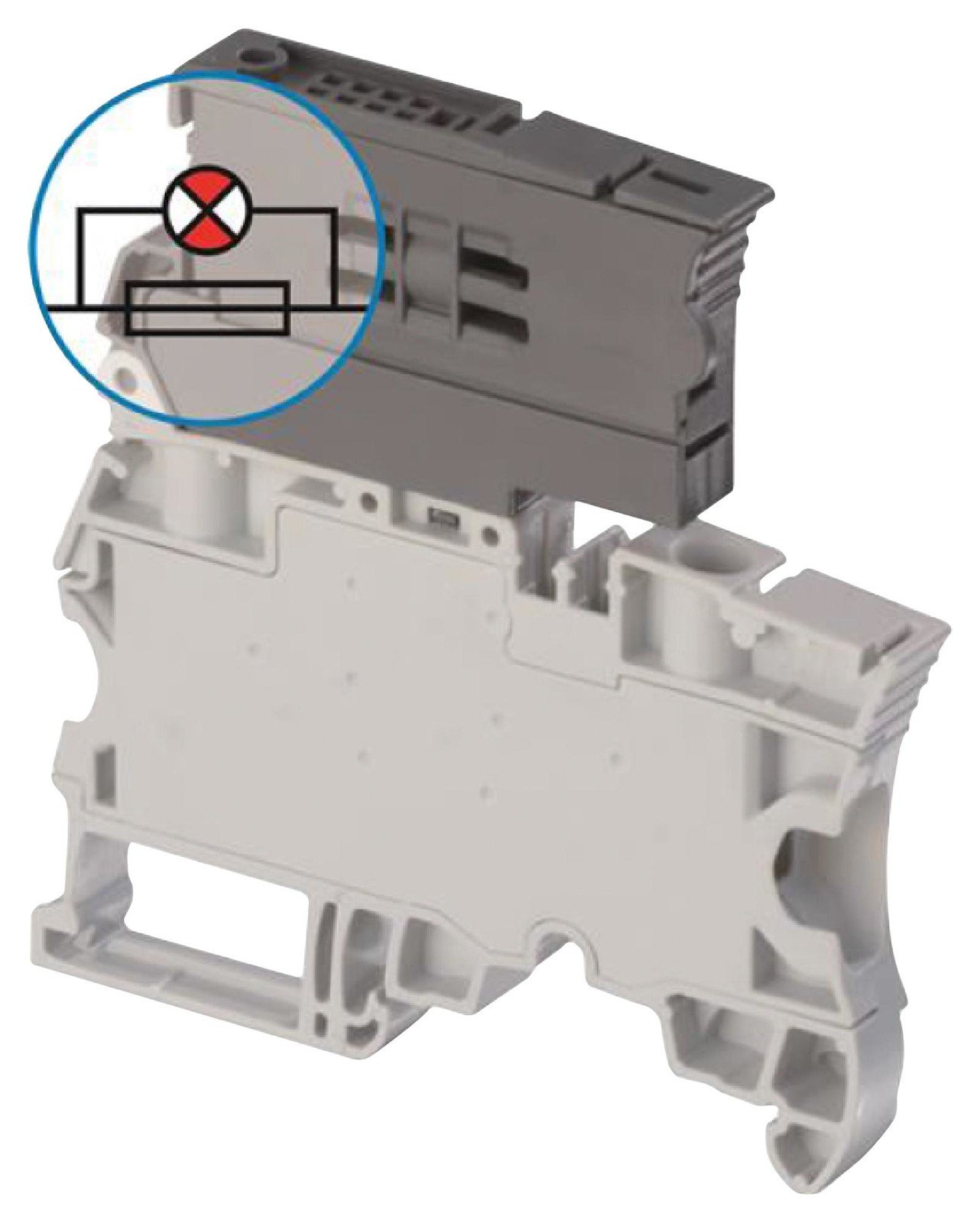 Entrelec - Te Connectivity 1Snk508421R0000 Terminal Block, Fuse, 10A, 10Mm2