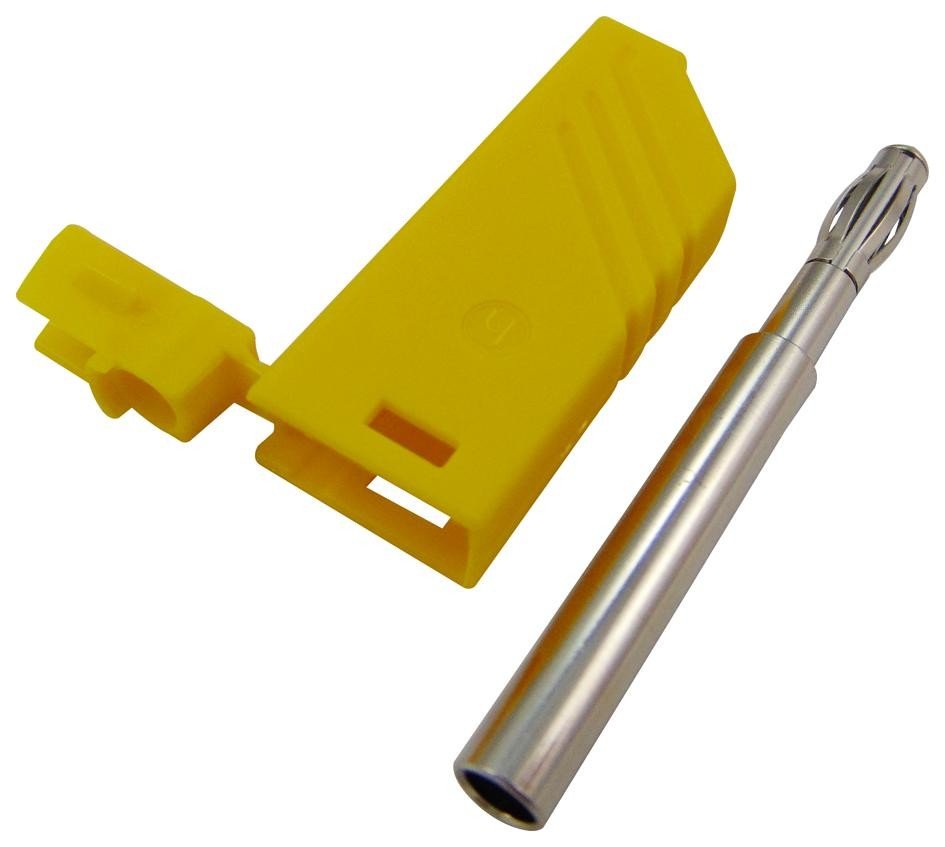 Hirschmann Test And Measurement 934100103 Test Plug, 4Mm, Yellow, Las S G