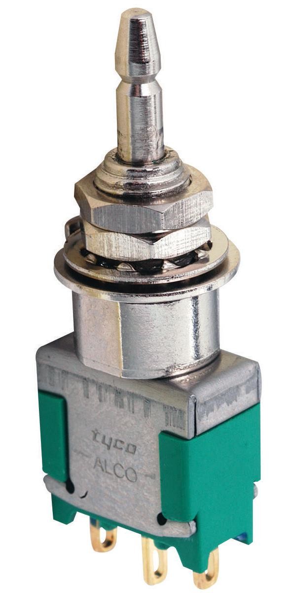 Alcoswitch - Te Connectivity Mpa106F Pushbutton Switch, Spdt, 6A, 125Vac, Solder Lug
