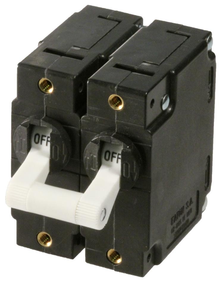 Eaton Heinemann Ja2S-A8-Lb-01-D-A-20-10 Circuit Breaker, Hydromagnetic, 2P, 277V, 20A
