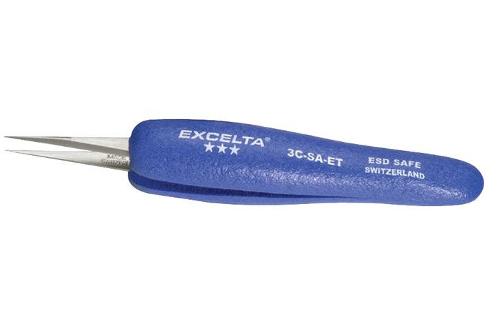 Excelta 3C-Sa-Et Precision Tweezer, 4.25In