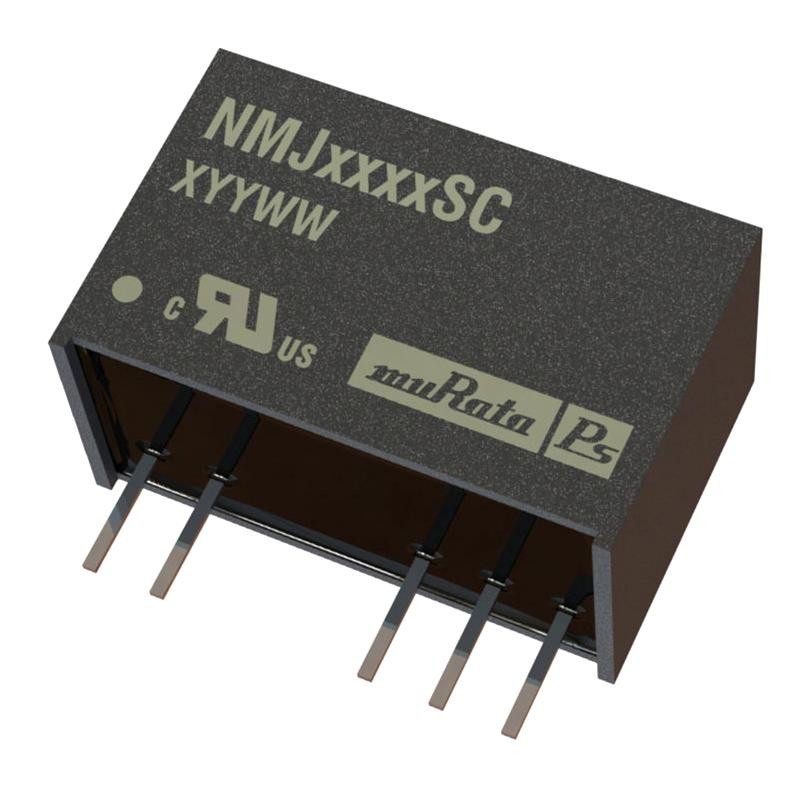 Murata Power Solutions Nmj0505Sc Converter, Dc/dc, Sil, 1W, +/-5V