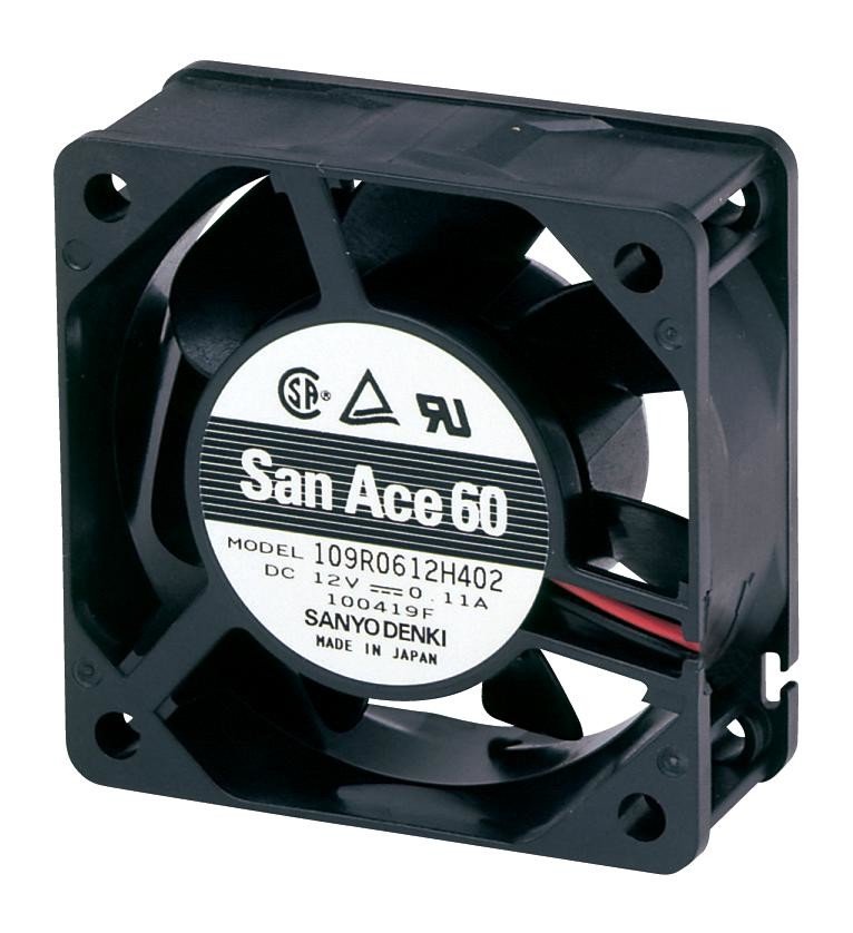 Sanyo Denki 109R0624G4D01 Axial Fan, 60Mm, 0.78M3/min, 39Dba, 24V