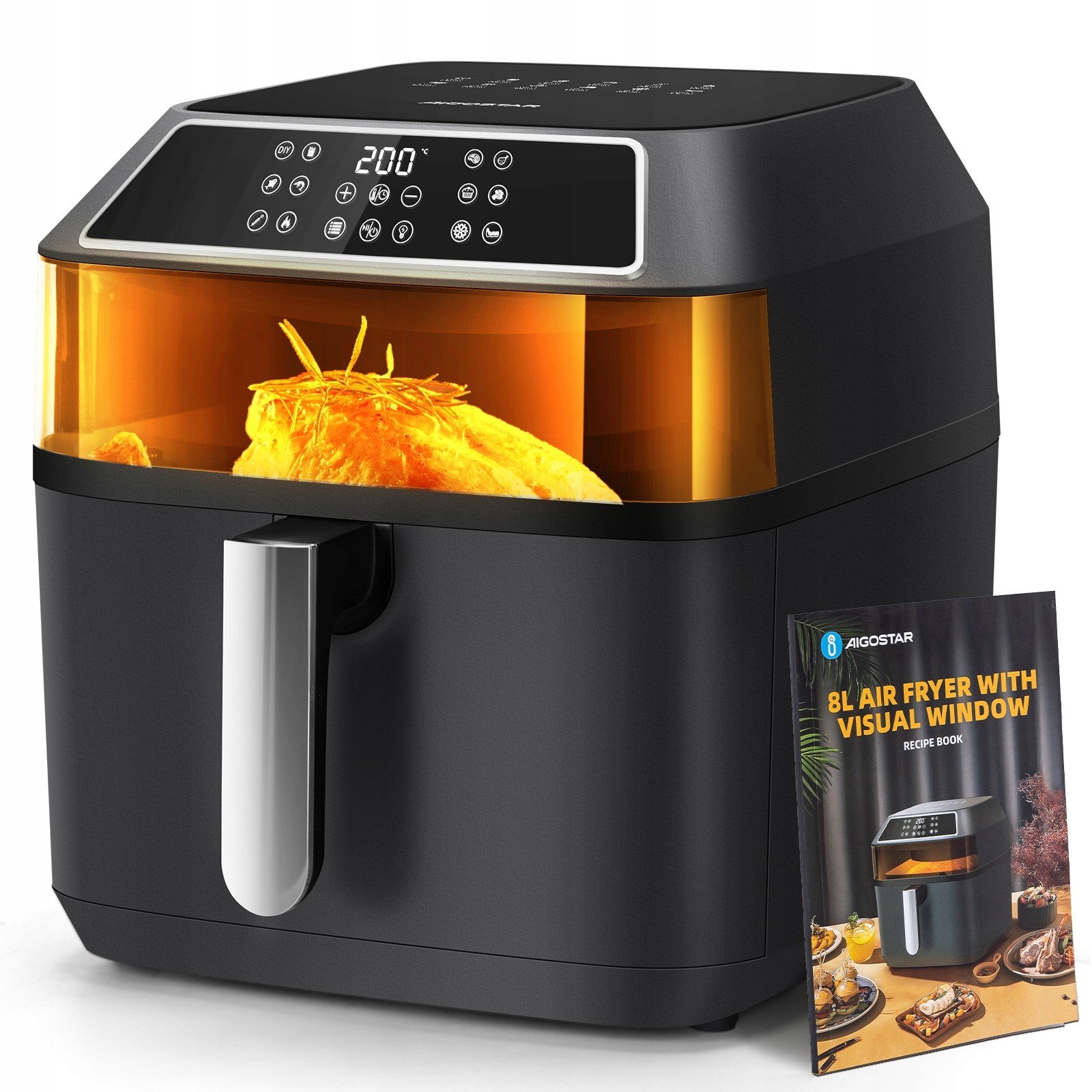 Fritéza air fryer Aigostar Zane 8L 1700W