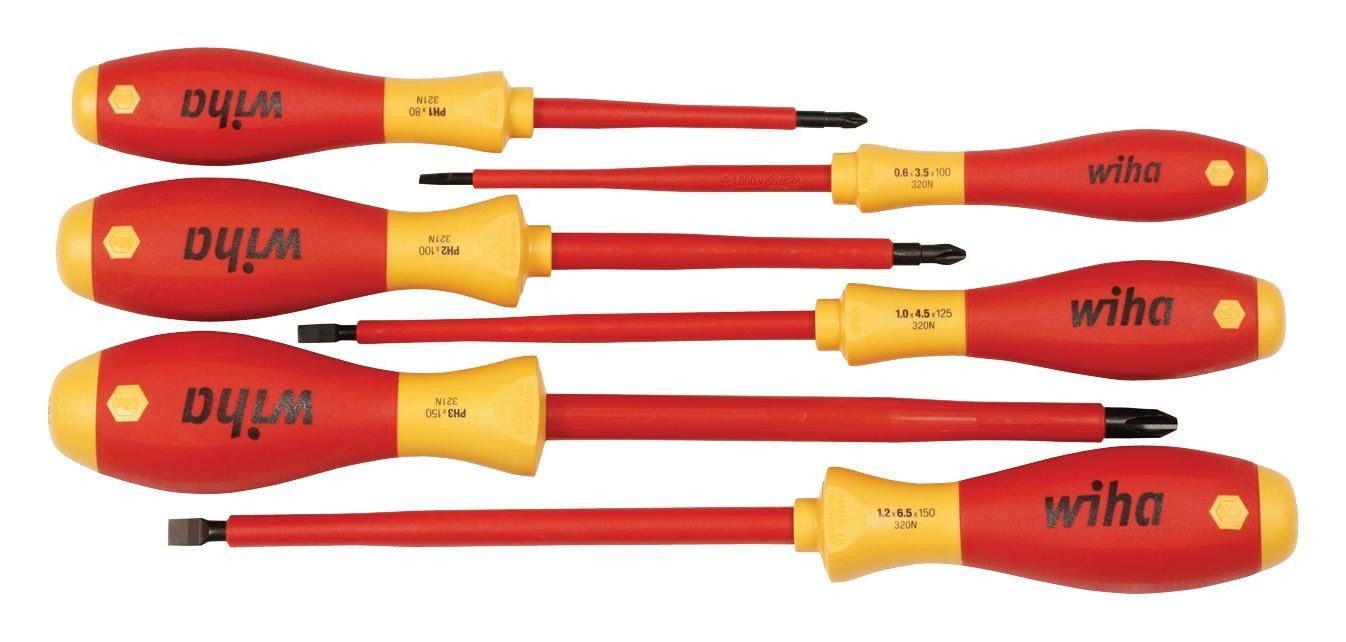 Wiha 32092. Insulated Screwdriver Set, 6 Pc.