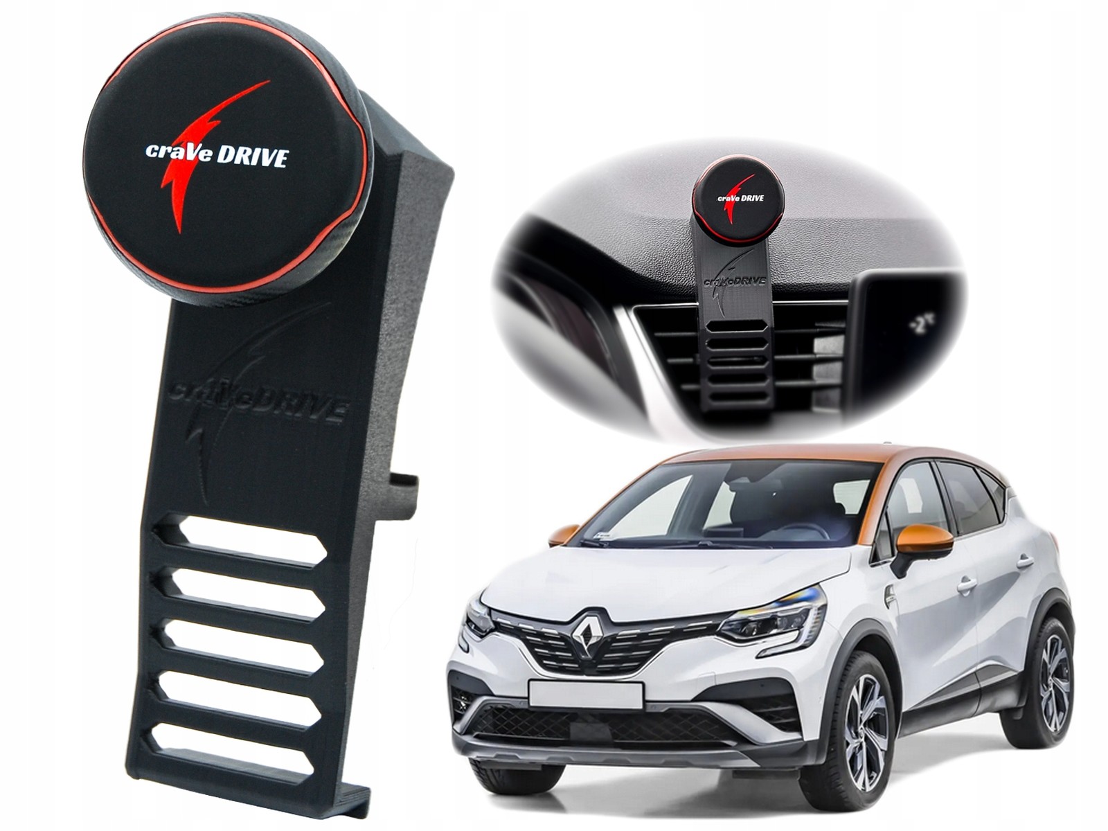 Vyhrazený magnetický držák telefonu pro Renault Captur 2